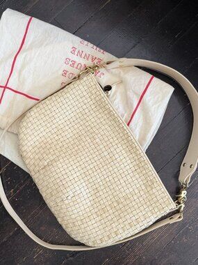 Clare V Cream Moyan Messenger Bag